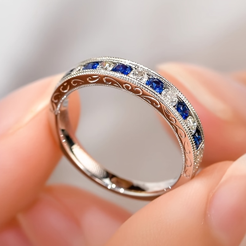 Minimalist Zirconia Eternal Ring for Women